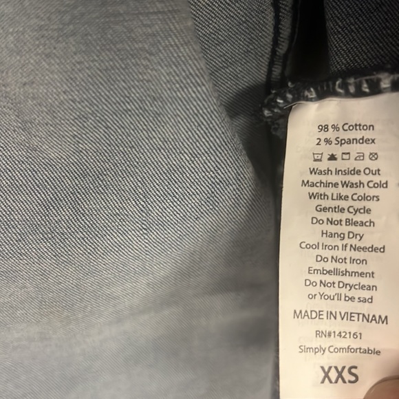 EUC Jean Jacket XXS - Picture 5 of 5